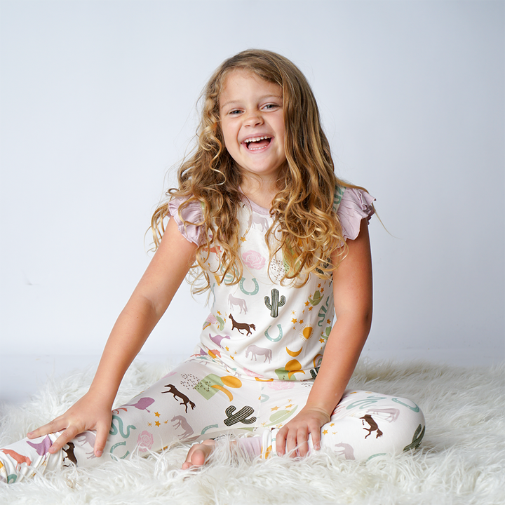 Emerson and Friends Kid's Wild and Free Bamboo Pajama Set