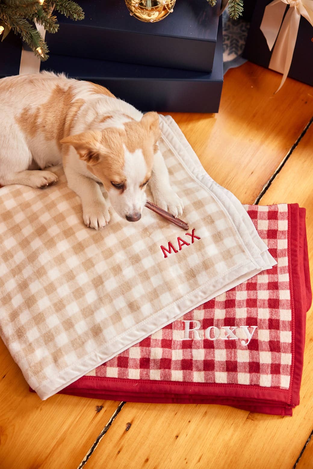 ChappyWrap Gingham Wheat Midi Blanket