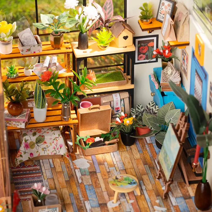 Robotime DIY Miniature House Puzzles Cathy's Flower House