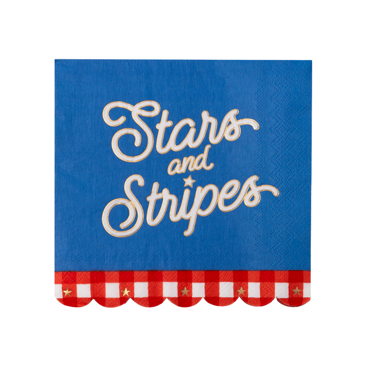 Bonjour Fête Stars and Stripes Paper Napkins