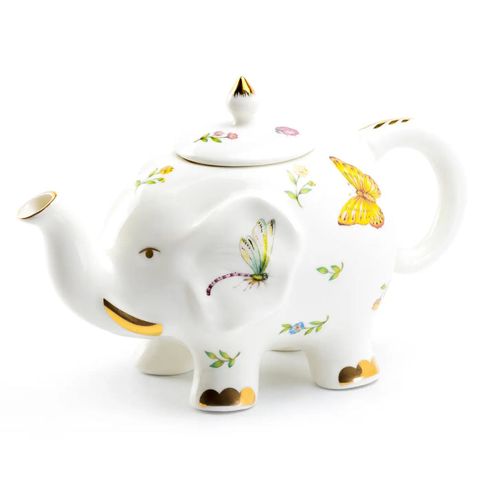 Summer Garden Elephant Teapot