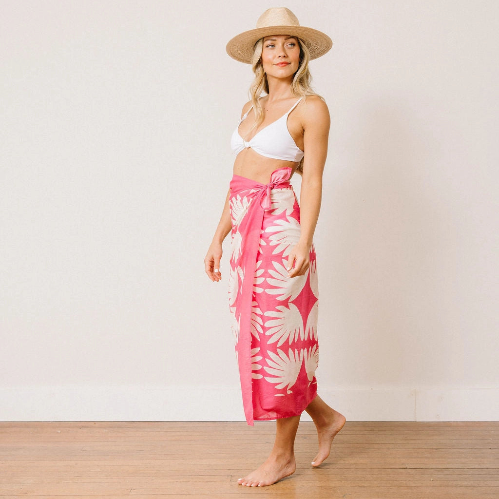 Sunshine Tienda Pink Lemonade Tile Sarong