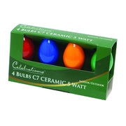 Replacement C7 Christmas Light Bulbs 4pk - Multicolored