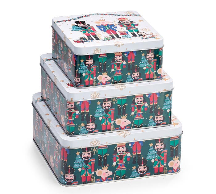 Tin Nutcracker Box