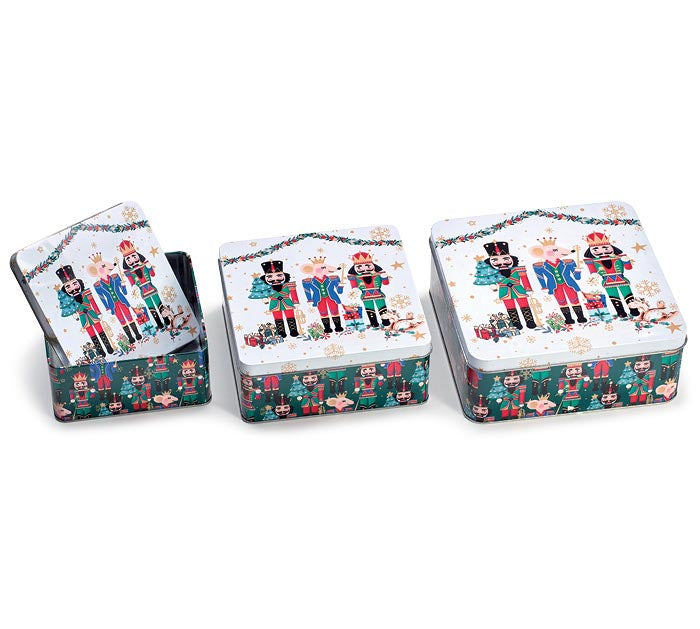 Tin Nutcracker Box
