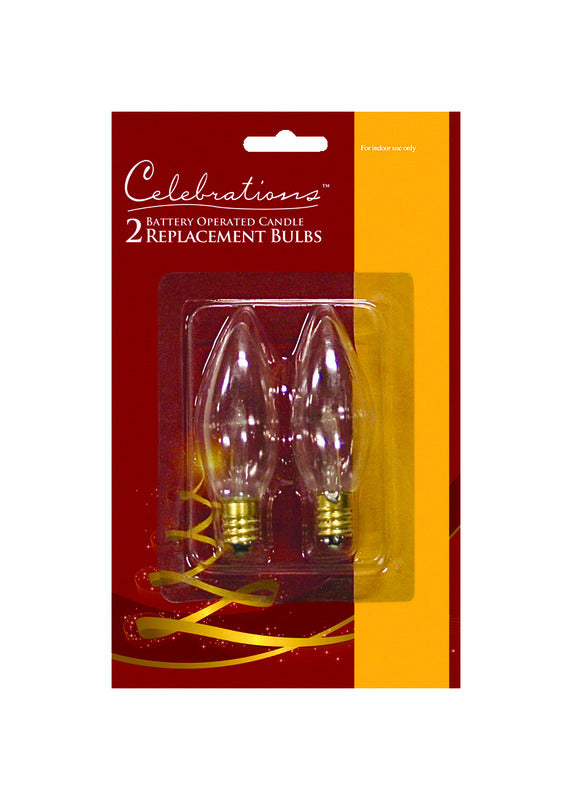 Replacement Christmas Candle Light Bulbs 2 pk