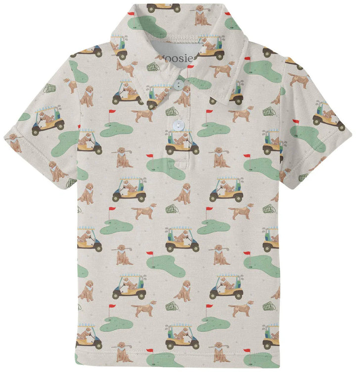 Goosies Kid's Barks & Birdies Polo Shirt