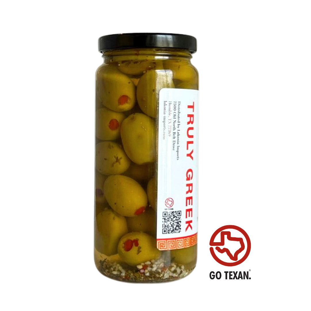 Lakonia Imports, Inc. Pimento Stuffed Greek Olives