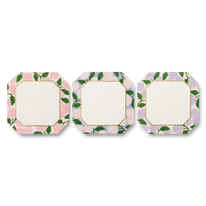 Rifle Paper Co. Pink Hydrangea Mini Notepad Trio