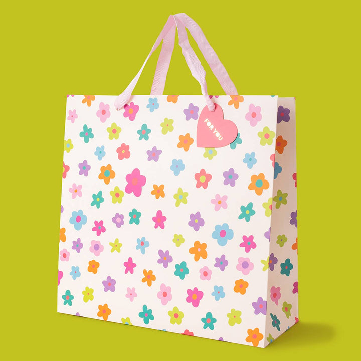Taylor Elliott Designs Happy Flowers Gift Bag