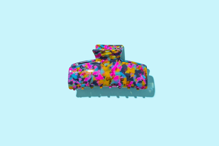 Taylor Elliott Designs Claw Hair Clip Colorful Tortoise