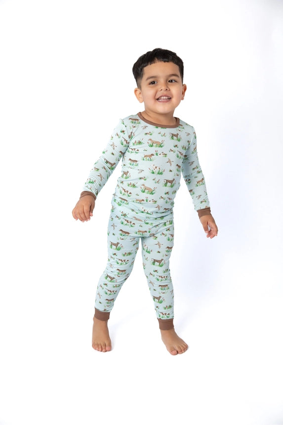 Goosies Kid's Delta Bird Hunting Dogs Toddler Pajamas