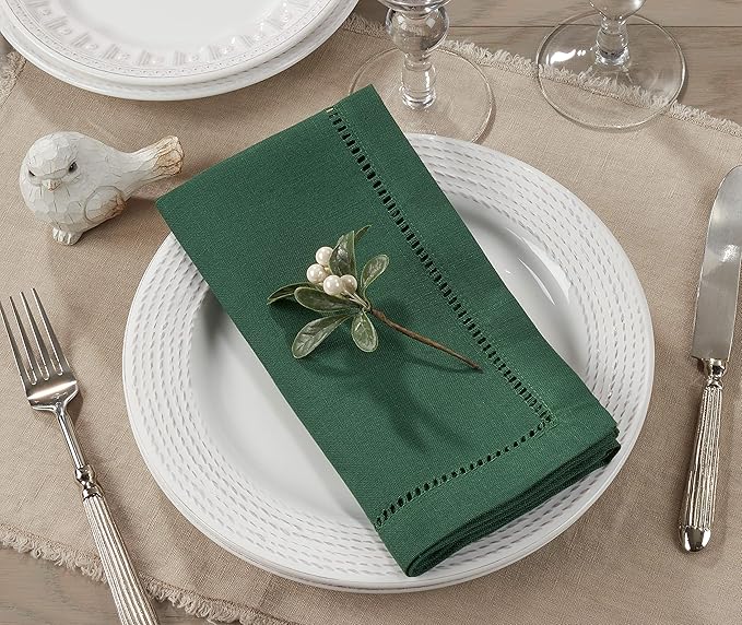 Hemstitch Border Dinner Napkin