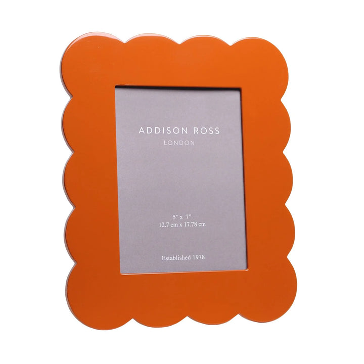Addison Ross - Scalloped Lacquer Photo Frame
