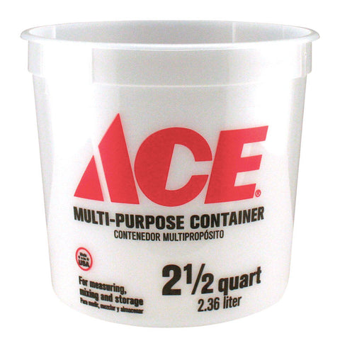 Ace Clear Multi-purpose Container - 2.5qt