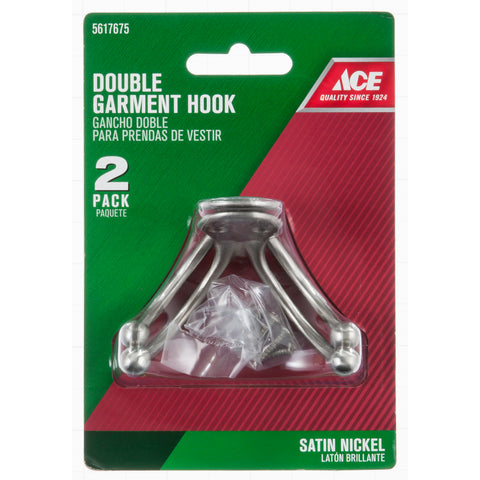 Ace Small Double Garment Hook