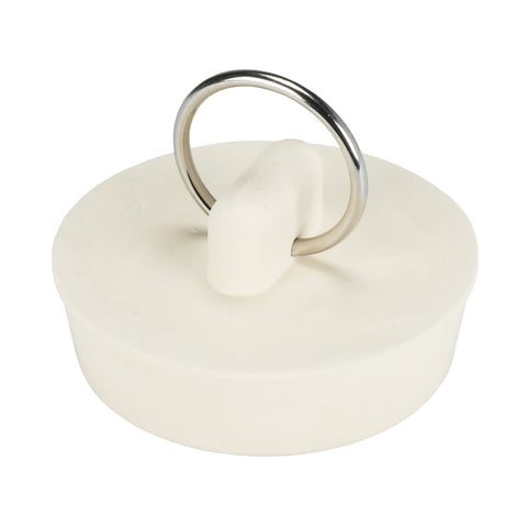 Ace White Rubber Sink and Tub Stopper