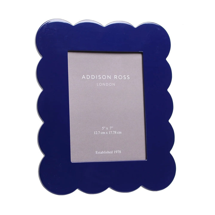 Addison Ross Scalloped Lacquer Photo Frame