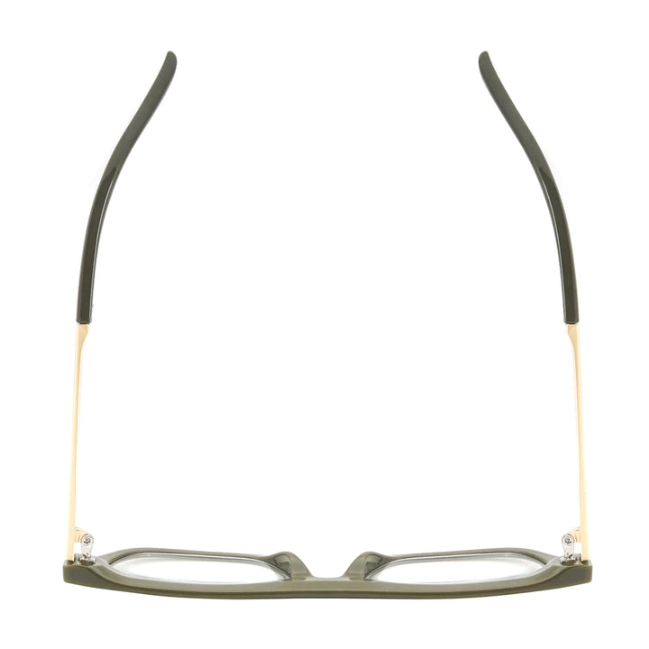 Ryan Simkhai Eyeshop Alexa Readers Hunter Green & Gold