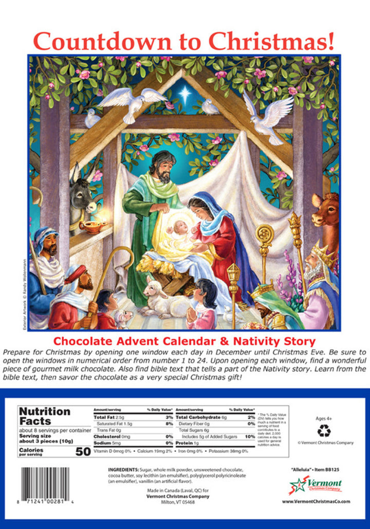 Alleluia Chocolate Advent Calendar