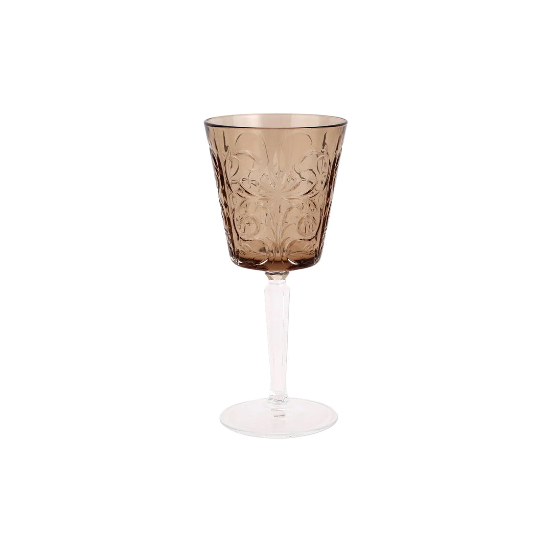 Vietri - Barocco Wine Glass - Tortoise