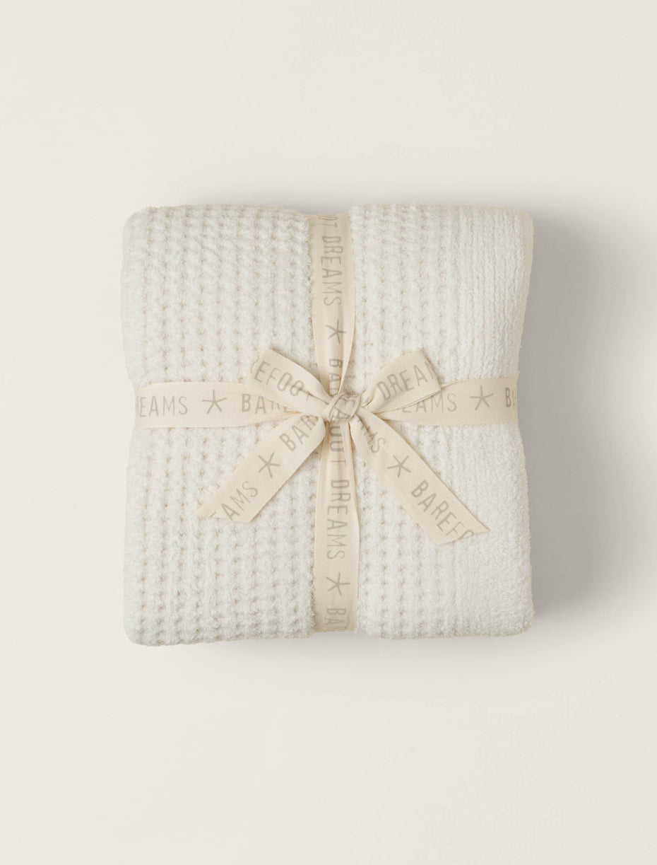 Barefoot Dreams CozyChic Waffle Throw Blanket