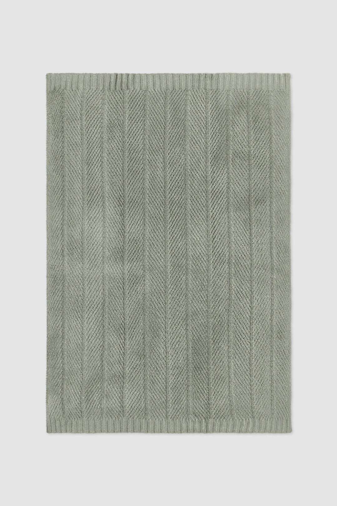 Barefoot Dreams Cozy Shine Herringbone Blanket