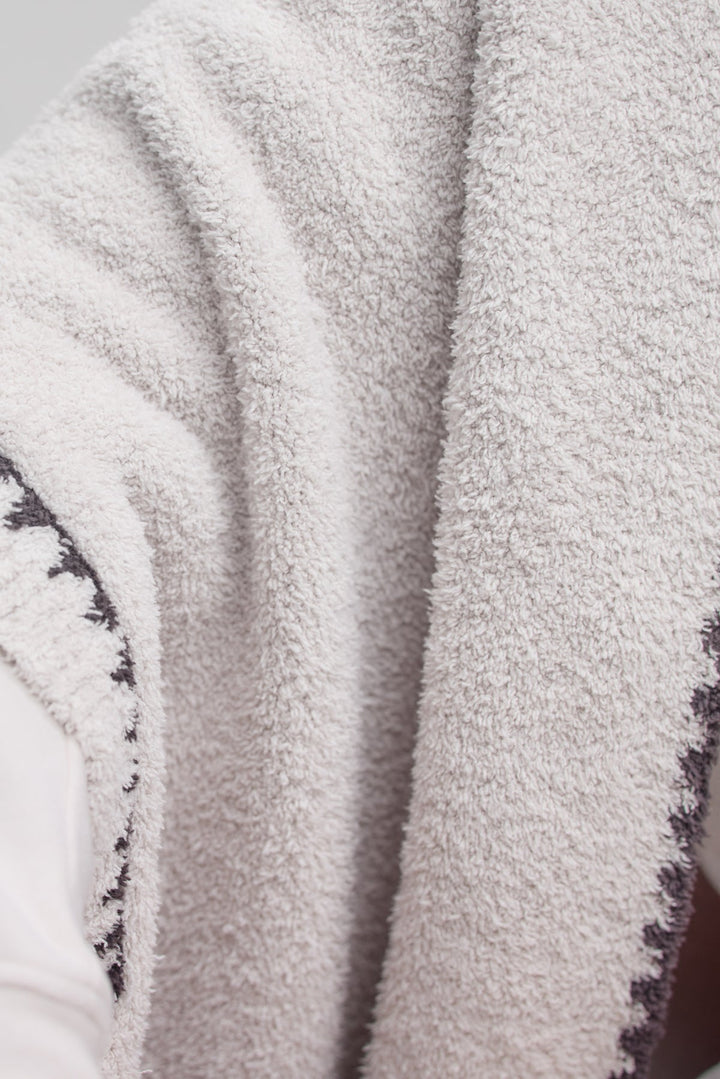 Barefoot Dreams CozyChic® Blanket Stitch Wrap