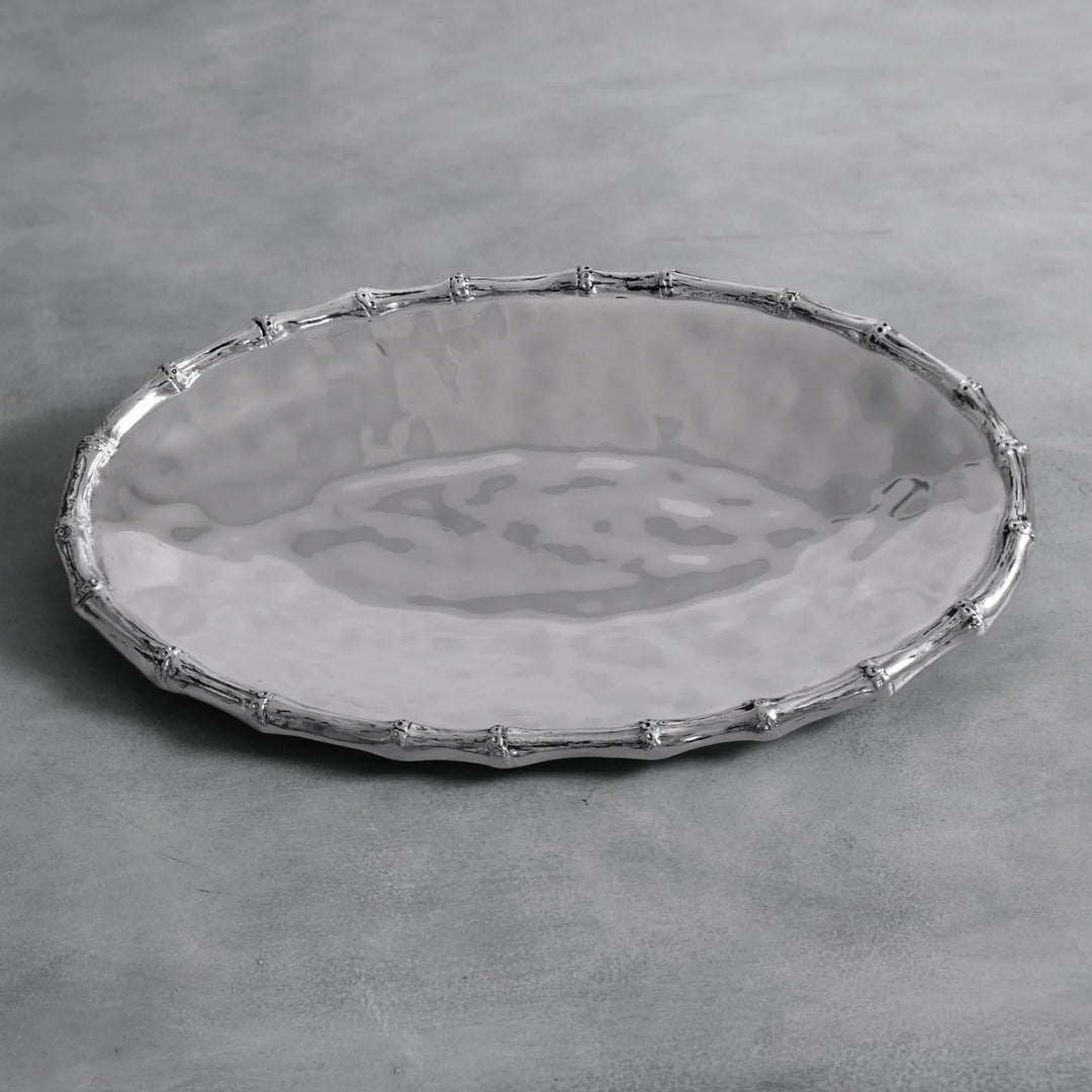 Beatriz Ball Garden Bamboo Oval Tray