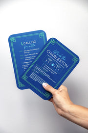 Oh My Mahjong - Mahjong Shuffler Cards - Blue
