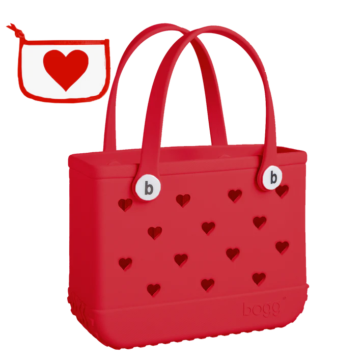 Bogg Bag - Bitty Bogg® Bag - Heart Collection - Red