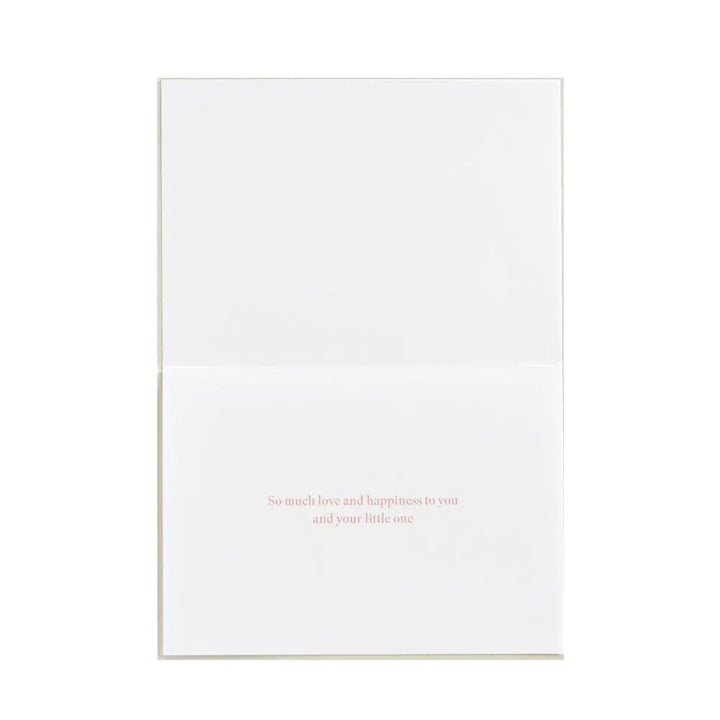 Baby Lettering Girl New Baby Card