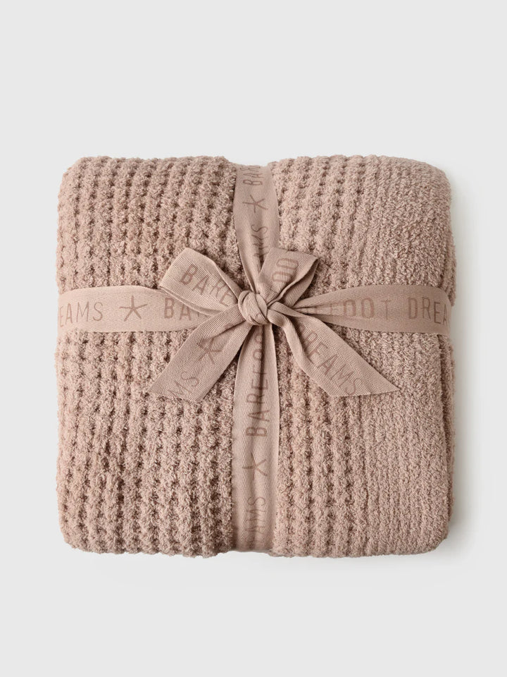 Barefoot Dreams CozyChic Waffle Throw Blanket