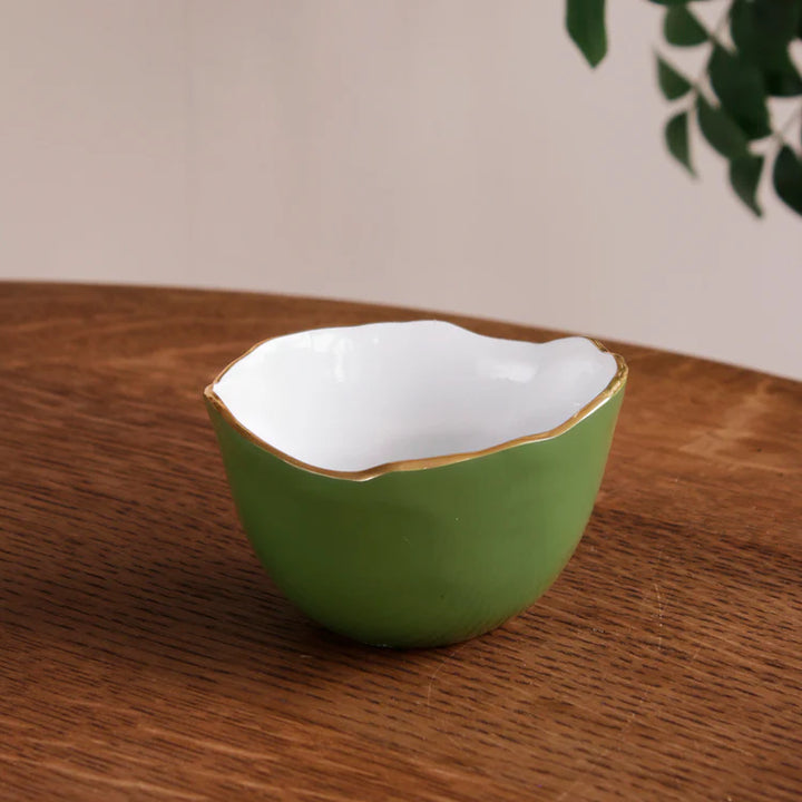 Beatriz Ball Encanto Osaka Small Bowl (Leaf Green and White)