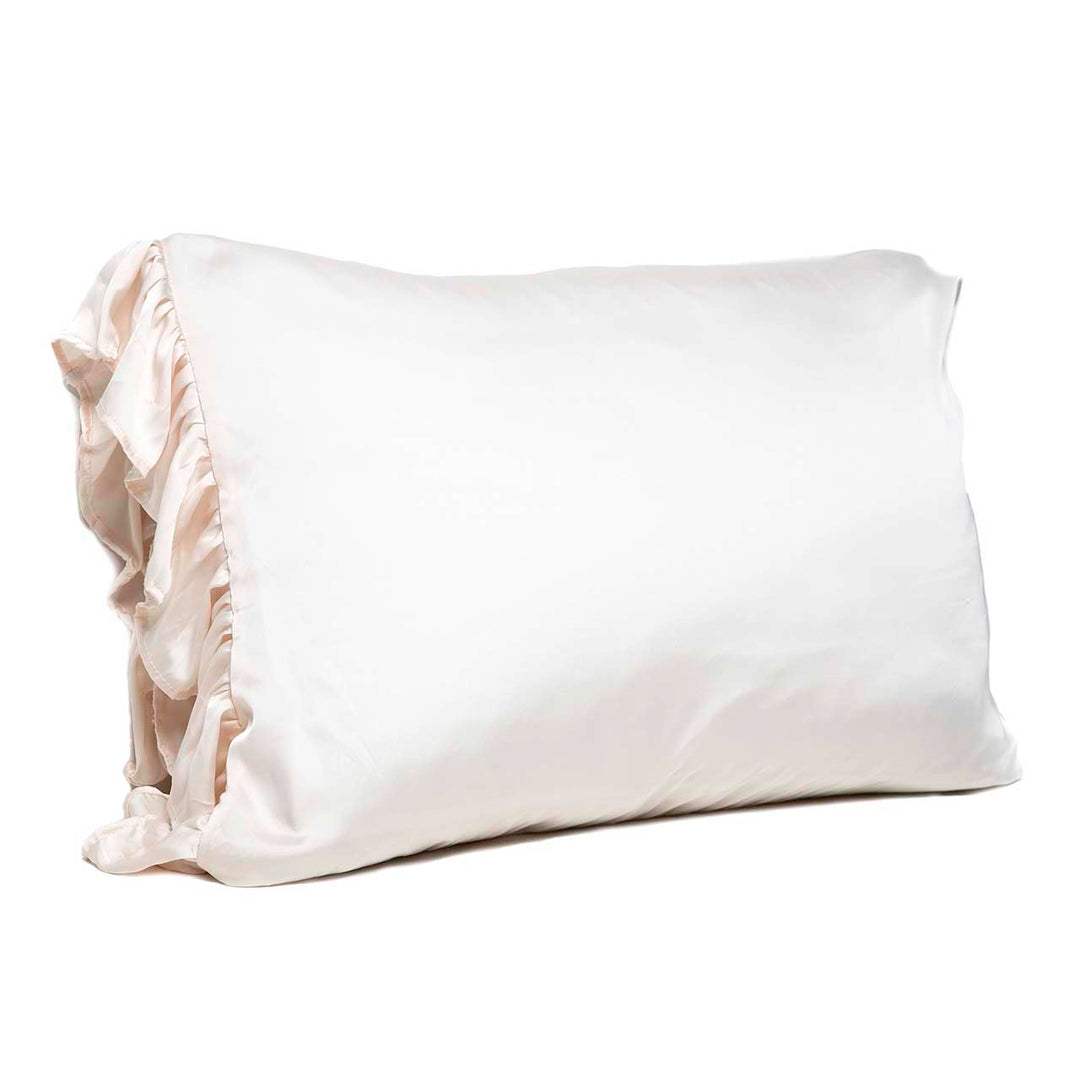 Bella - Ruffled Silky Pillowcase