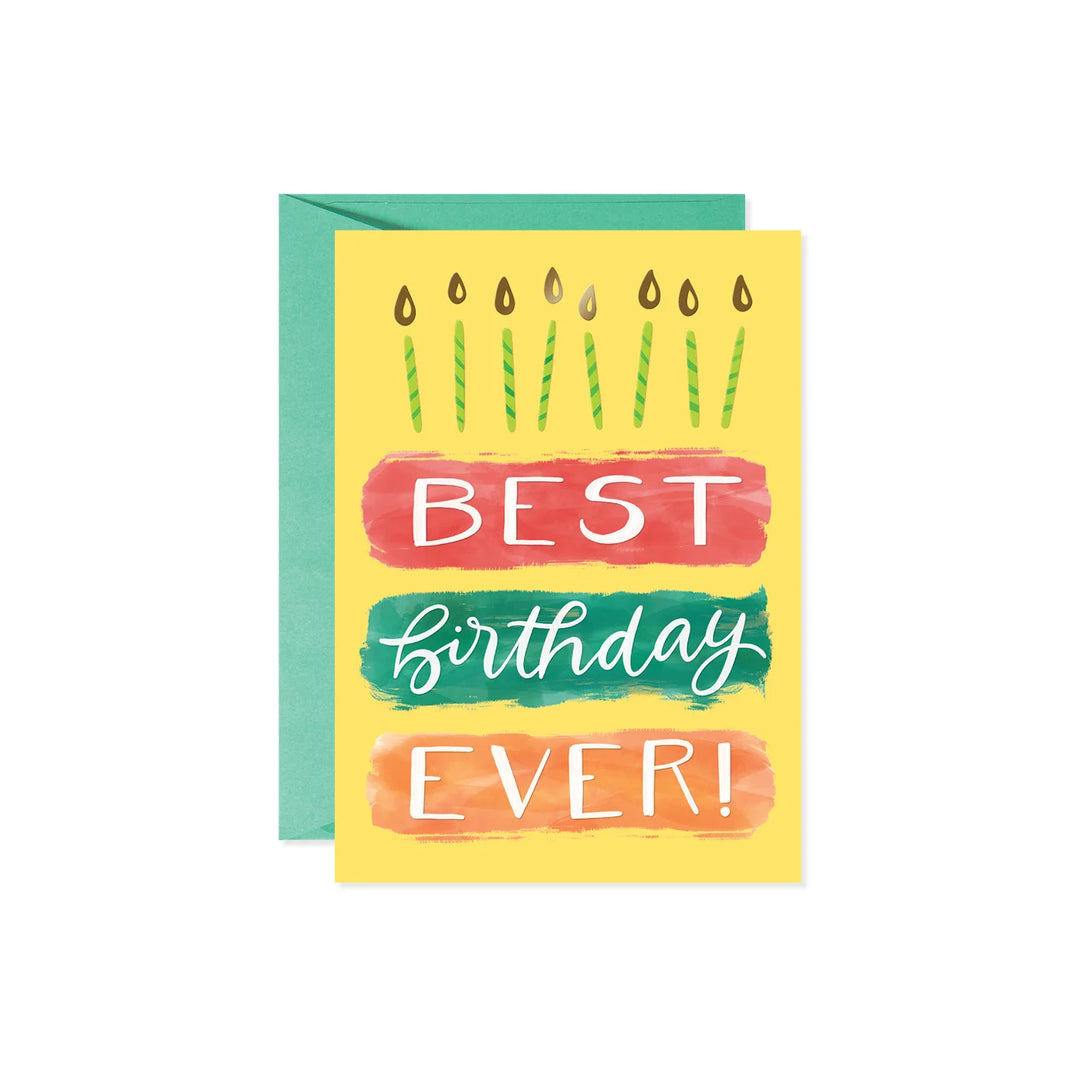 Best Birthday Ever Cake Greeting Card