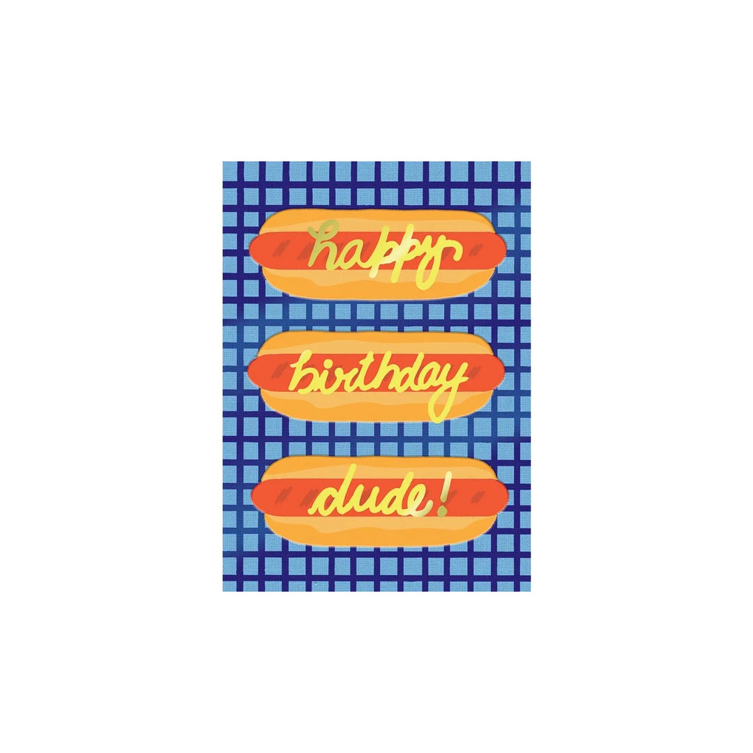 Birthday Hot Dogs Greeting Card
