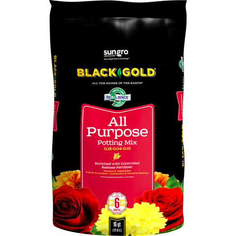 Black Gold All Purpose Potting Mix - 16 qt