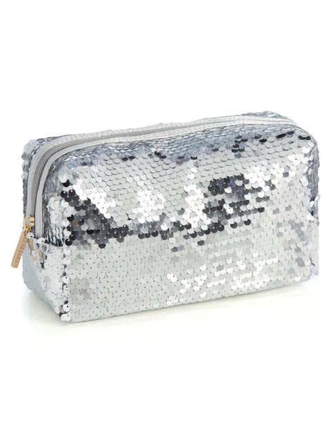 Bling Cosmetic Pouch - Silver