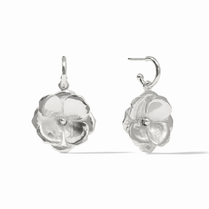 Julie Vos Bloom Hoop & Charm Earring