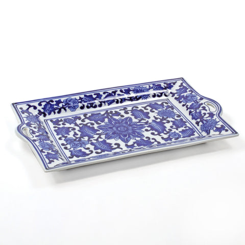 Blue Chinoiserie Charcuterie Tray