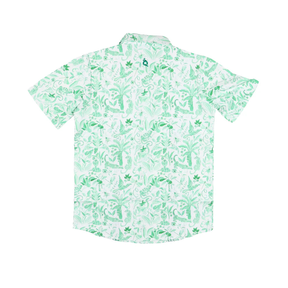 Blue Quail Men's Guaybera Jade Jungle