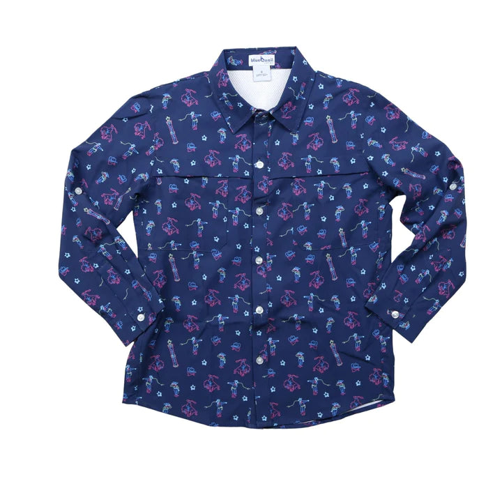 Blue Quail Neon Rodeo Long Sleeve