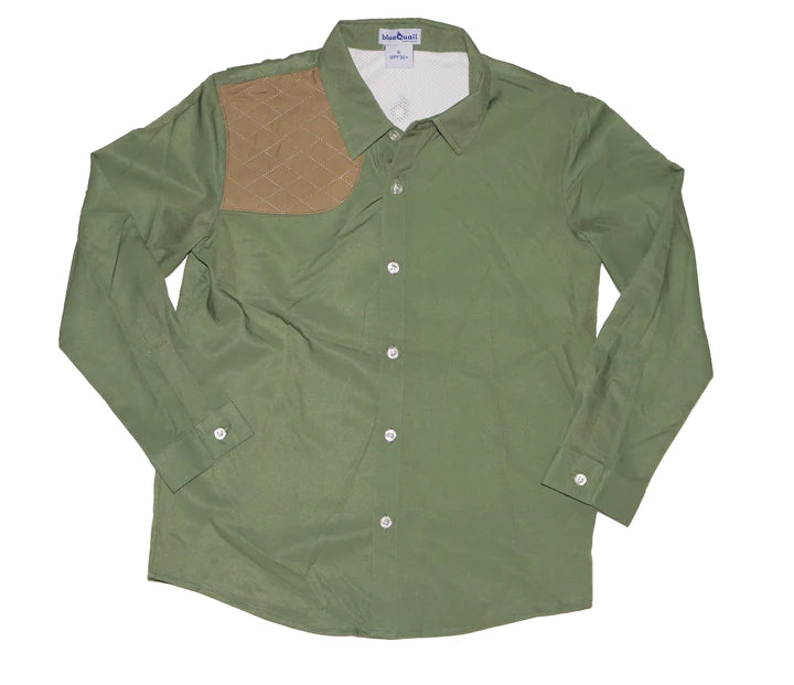 Blue Quail Sage & Khaki Long Sleeve