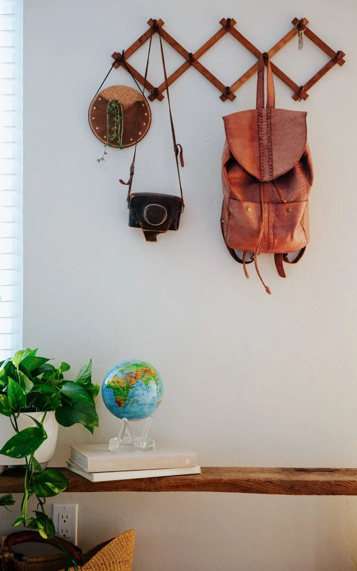 Mova Globes Blue Relief Revolving Globe