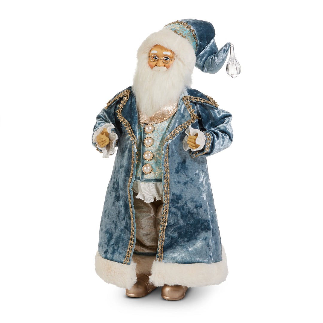 Blue Victorian Santa