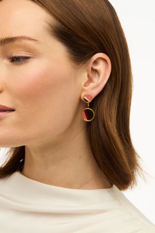 Brackish Elizabeth Bezel Jacket Earrings