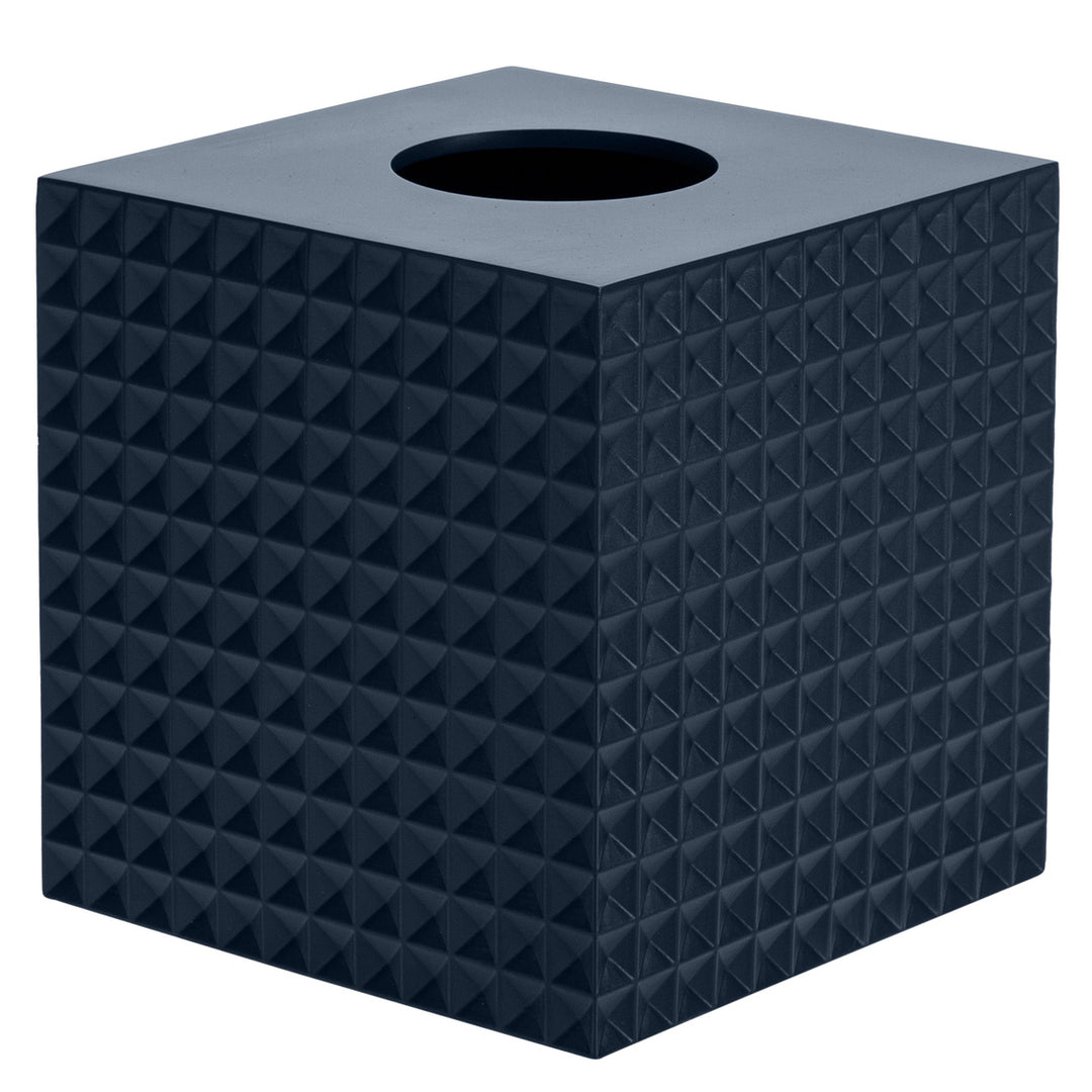 Braemar Navy Tissue Box