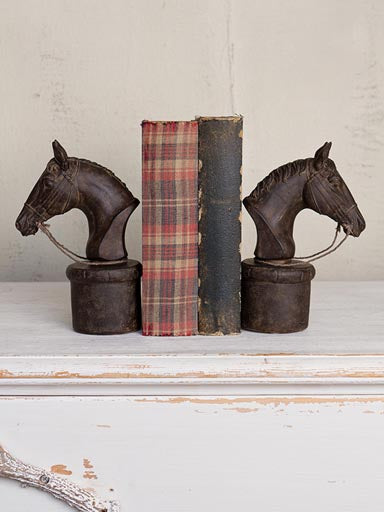 Horse Head Bookends