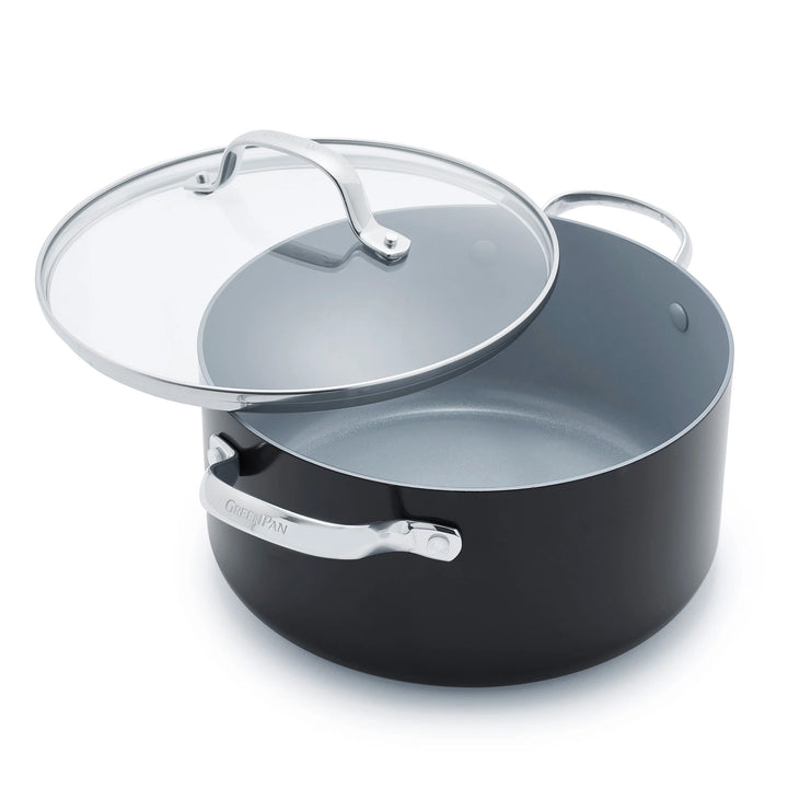 GreenPan Valencia Pro Ceramic Nonstick Stockpot with Lid